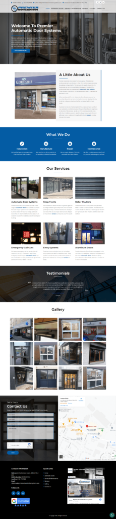Windows & Doors systems website