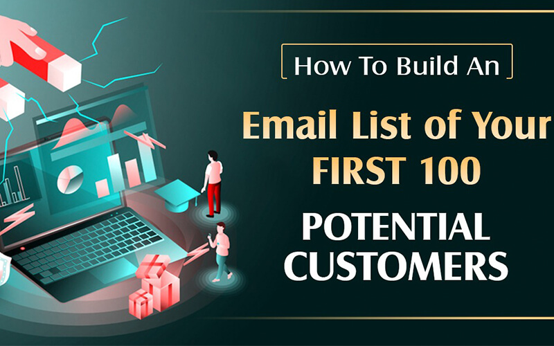 Building an email list of potential customers