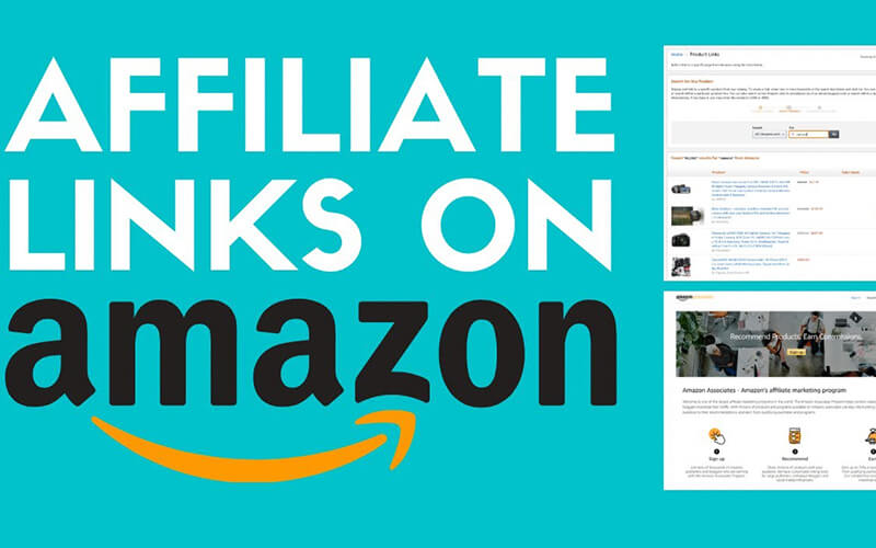 Navigating to the Amazon Affiliate sign-up page