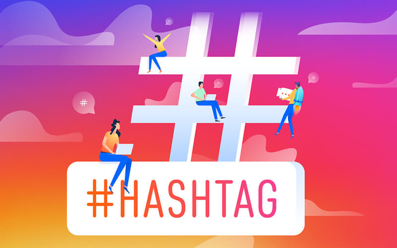 Researching and using relevant hashtags