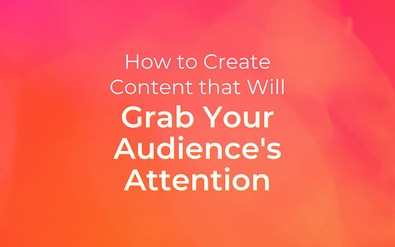 Start strong to grab attention immediately