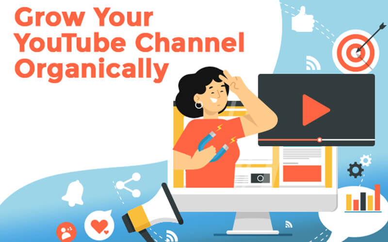 We Will Grow Your YouTube Channel Organically with Our Promotion Services