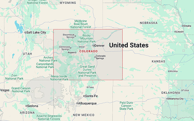 Where Is Colorado Located in the United States